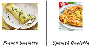 French and Spanish Omelette image